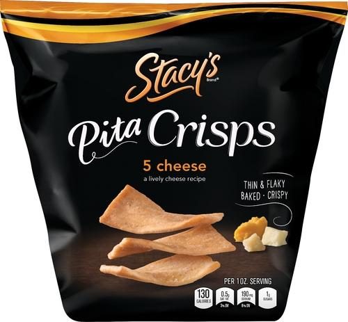 STACY 5 CHEESE PITA CRISPS 6.75OZ