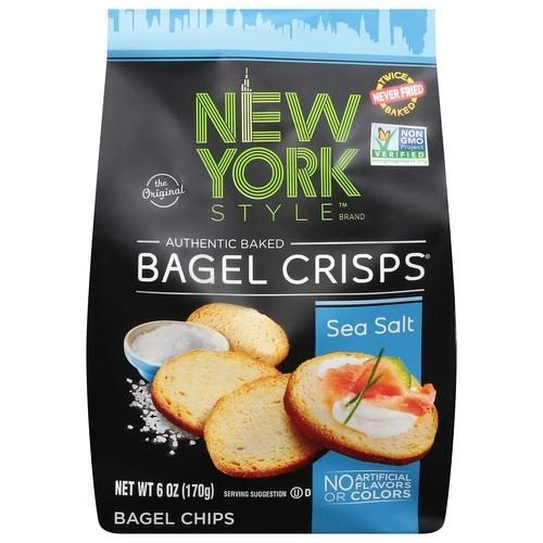NY STYLE SEA SALT BAGEL CRISPS 6OZ