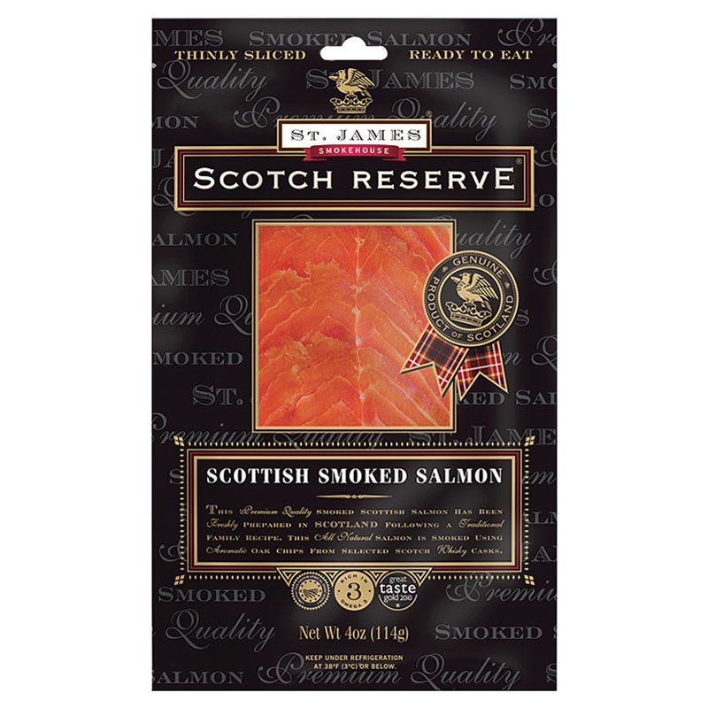ST JAMES SCOTTISH SMOKED SALMON 100G