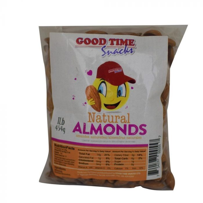 GOODTIMES NATURALALMONDS 1LB