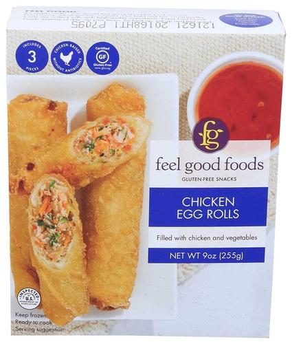 FEEL GOOD FOODS CHICKEN & VEGETABLE ROLLS 9OZ