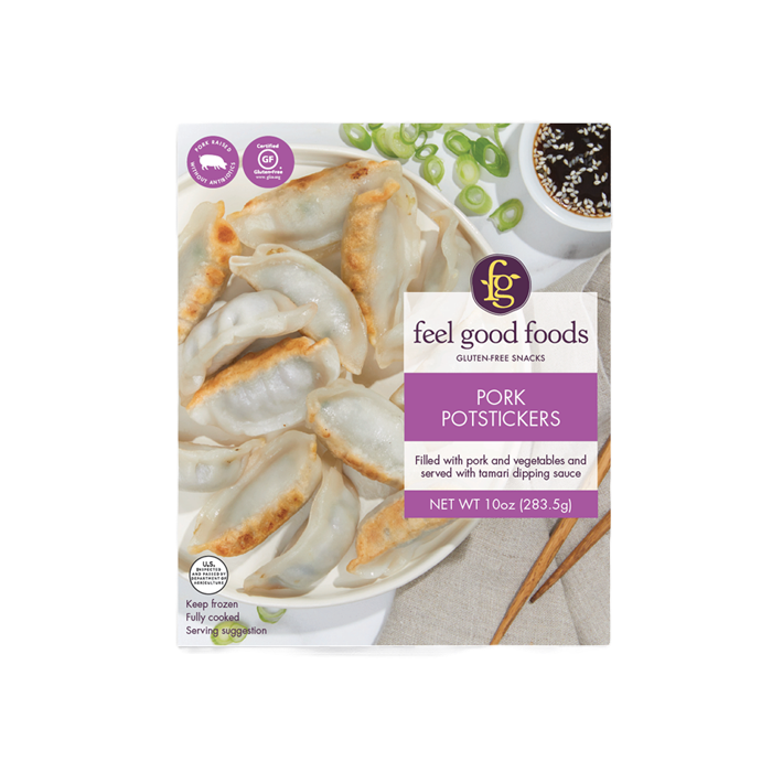 FEEL GOOD FOODS PORK POTSTICKERS 10.75OZ