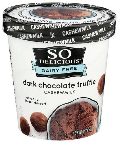 SO DELICIOUS DARK CHOCOLATE TRUFFLE FRZN DESSERT 16OZ