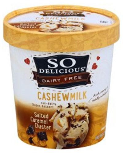 SO DELICIOUS SALTED CARAMEL CLUSTER CASHEW MILK FRZN DESSERT 16OZ