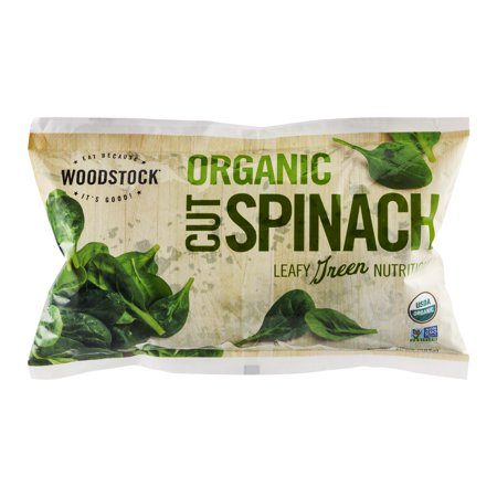 WOODSTOCK ORGANIC CUT SPINACH 10 OZ