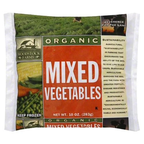 WOODSTOCK ORAGNIC MIXED VEGETABLES