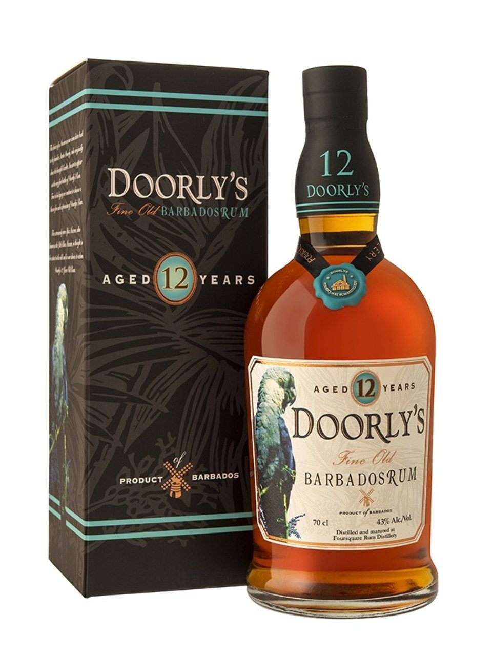 DOORLY'S RUM 12 YEAR OLD BDOS RUM 70CL