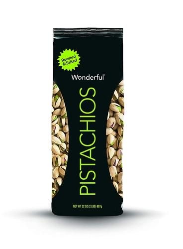 WONDERFUL LGHTLY SALTD PISTACHIOS 6OZ