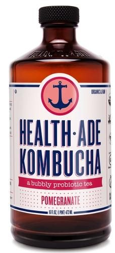 HEALTHADE POMEGRANATE KOMBUCHA ORGANIC 16OZ