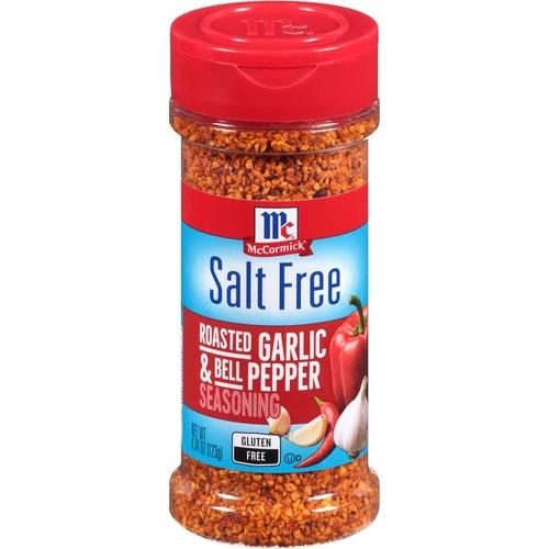 MCCORMICK SALT FREE ROASTED GARLIC & BELL PEPPER 4.34OZ