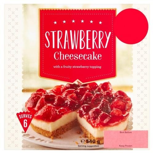 ICELAND STWBRRY CHS CAKE 540G