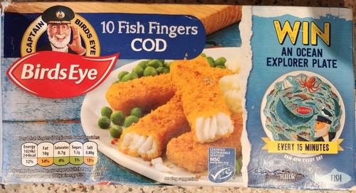 BIRDS EYE COD FISH FINGERS 280G
