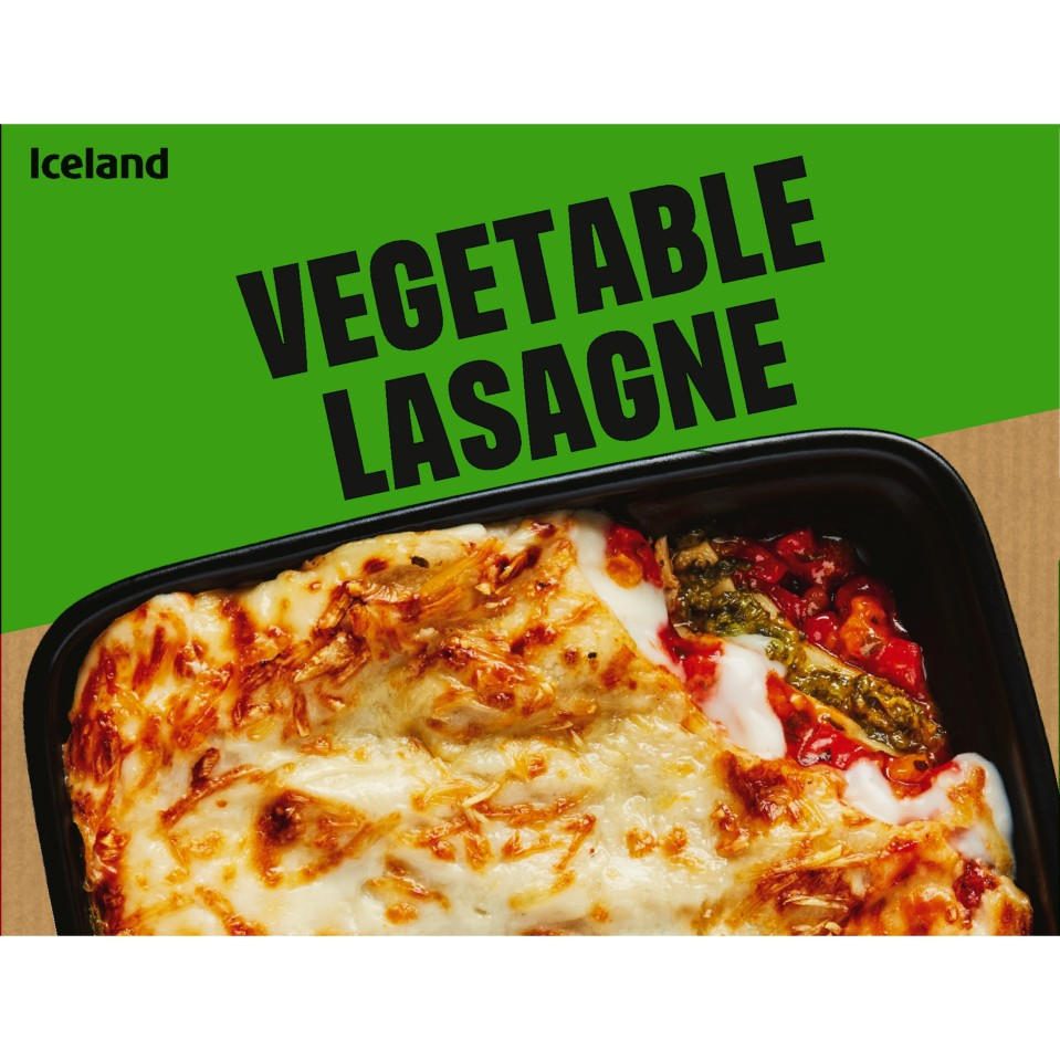 ICELAND VEGETABLE LASAGNE 400G