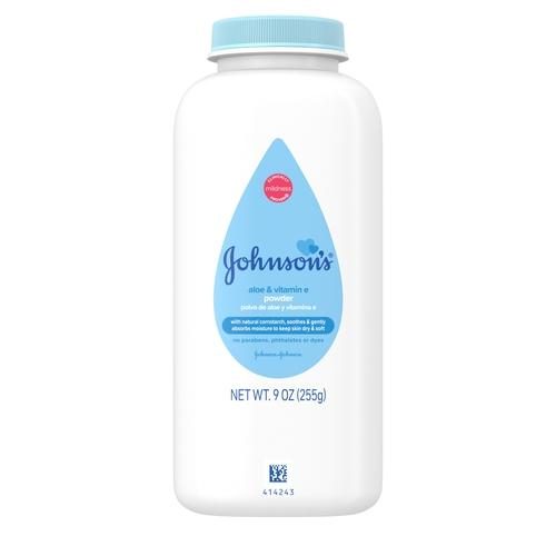 JOHNSONS ALOE VIT E BABY POWDER 9OZ