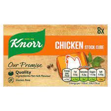 KNORR STOCK CUBE CHICKEN 8S