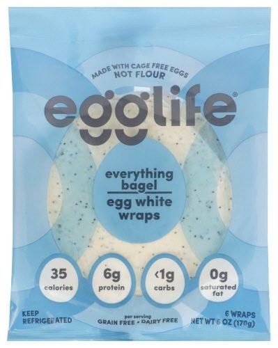 EGGLIFE EVERYTHING BAGEL WRAP 6OZ