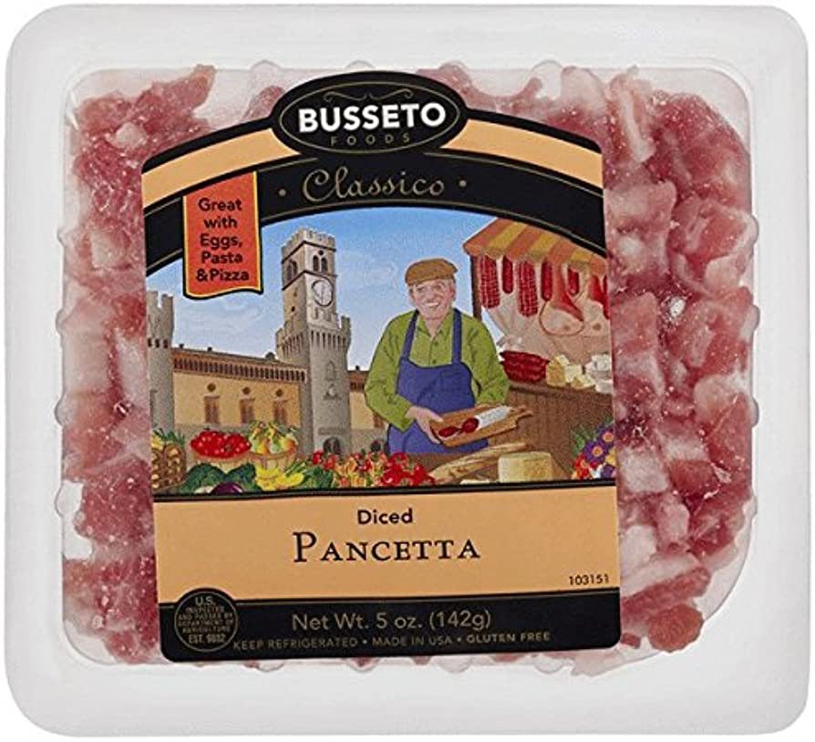 BUSSETO DICED PANCETTA 5OZ