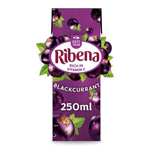 RIBENA BLACK CURRANT JUICE READY TO DRINK 250ML