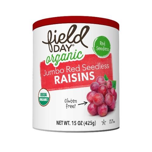 FIELD DAY RED JUMBO ORGANIC RAISINS 15 OZ.