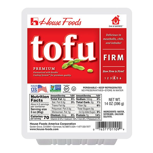 HOUSE FOODS TOFU FIRM 14 OZ