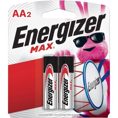 ENERGIZER BATTERY MAX AA 2 PK