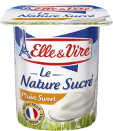 E&V PLAIN SWEET YOGURT 125G