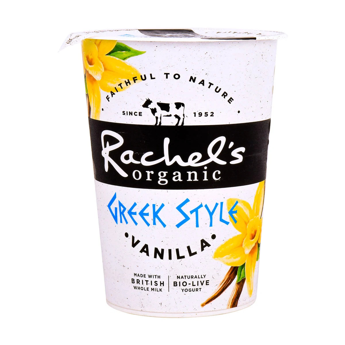 RACHELS GREEK STYLE VANILLA YOGURT 450G