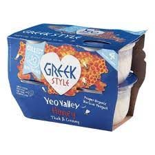 YEO VALLEYGREEK WITH HON 4X100G