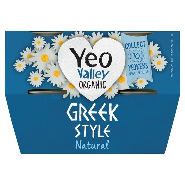 YEO VALLEY GREEK STYLE 4PCK 120G