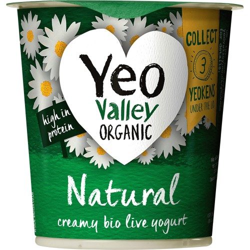 YEO VALLEY NATURAL WHOLE MILK 450G