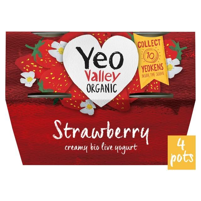 YEO VALLEY ORG WHL MILK STWB 4PK