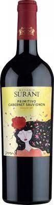 SURANI PRIMITIVO CABERNET SAUVIGNON  MASSERIA 750ml