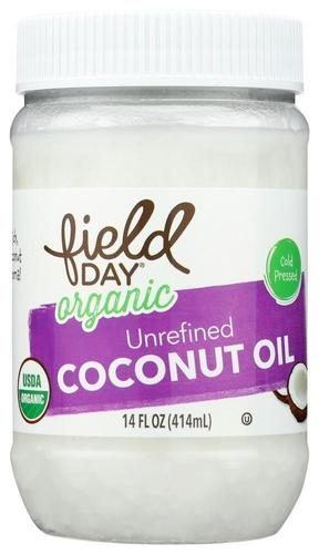 FIELD DAY UNREFINED COCONUT OIL 14 FL. OZ.