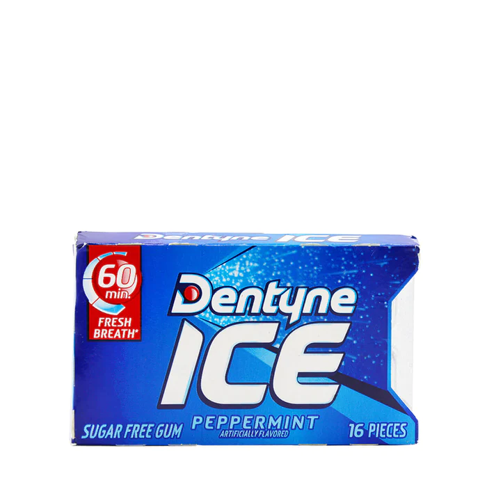 DENTYNE GUM PEPPERMINT 16PCS