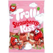 TROLLI KISS STRWBRY 100GM