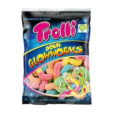 TROLLI SOUR GLOWWORMS 100GM