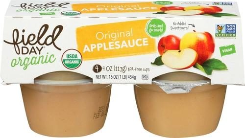 FIELD DAY APPLESAUCE CUPS 4OZ