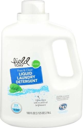 FIELD DAY FREE & CLEAR LIQUID LAUNDRY DETERGENT 100 FL OZ