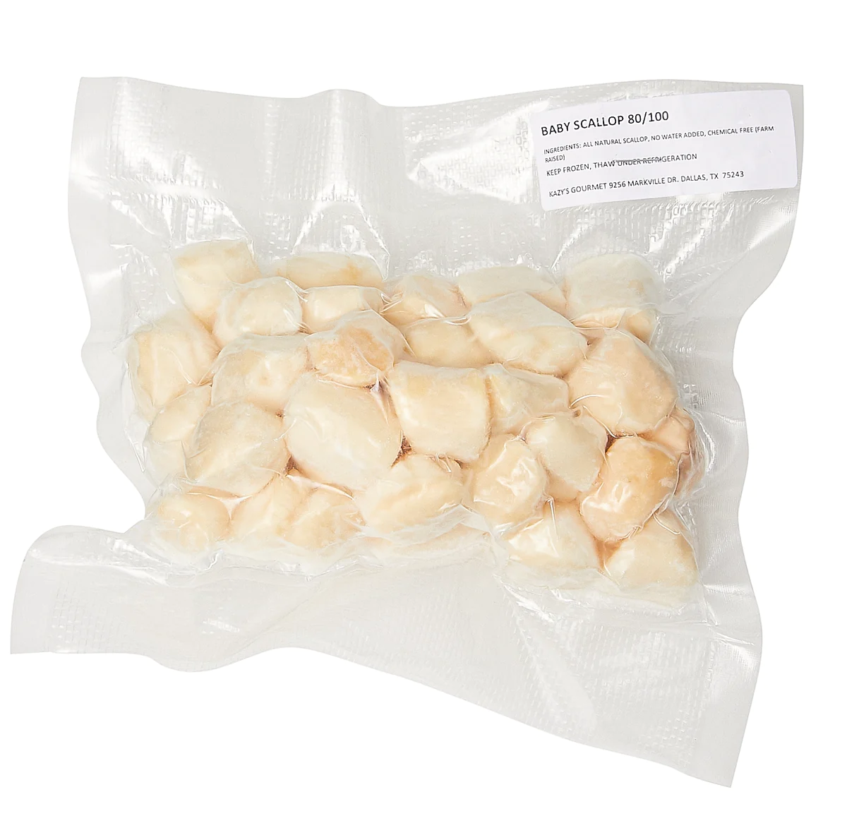 FROZEN BABY SCALLOP 1LB