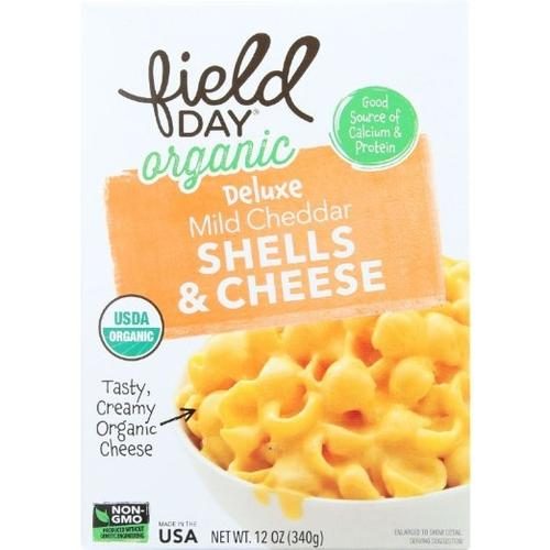 FIELD DAY MILD CHEDDAR SHELLS & CHEESE 12OZ