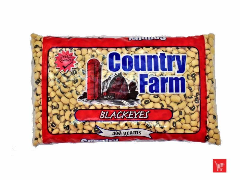 COUNTRY FARM BLACK EYE PEAS 400G