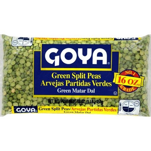 GOYA GREEN SPLIT PEAS 16OZ