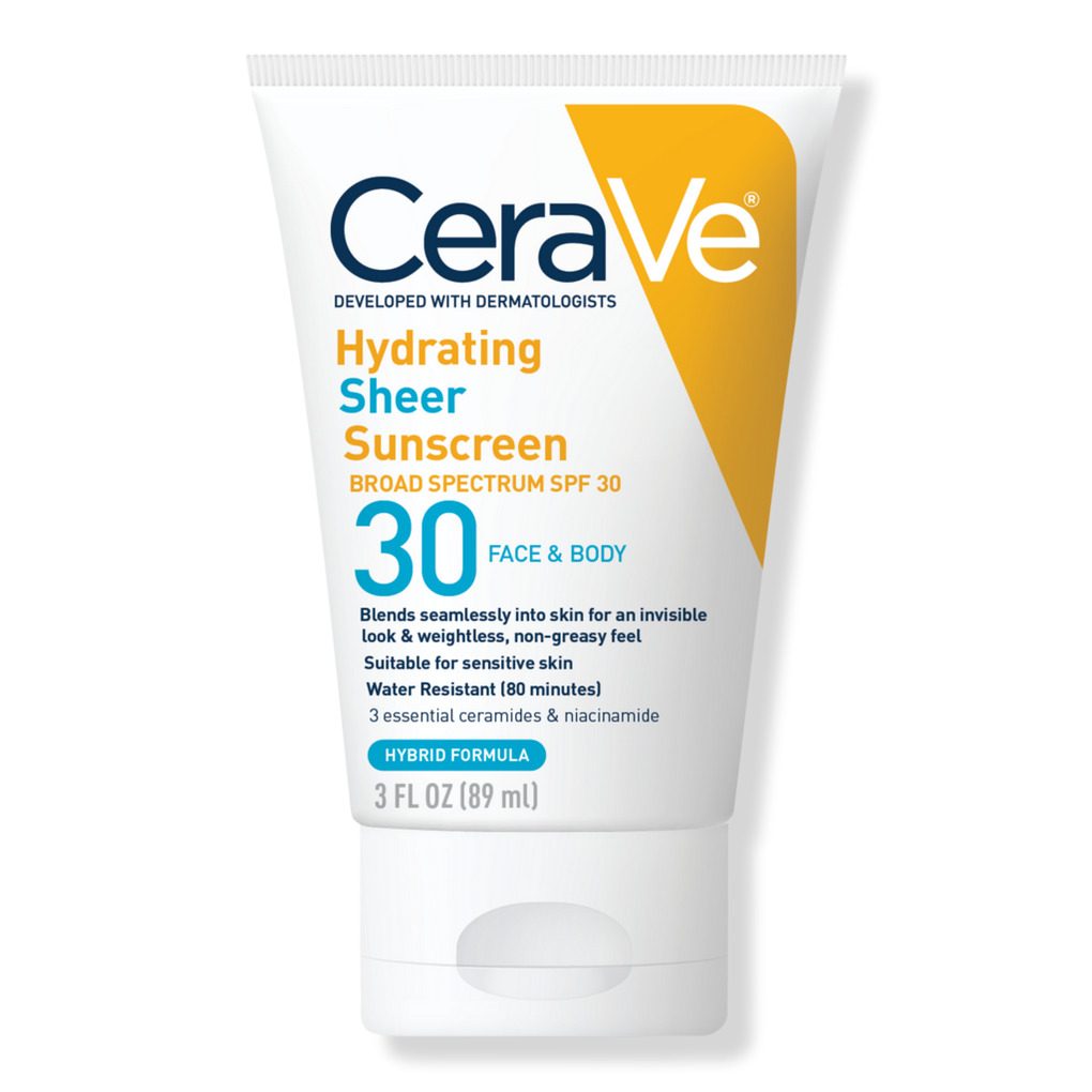 CREAVE HYDRATING SHEER SUNSCREEN SPF30 3OZ
