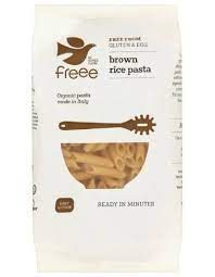 DOVES BRN RICE PENNE PASTA  500G