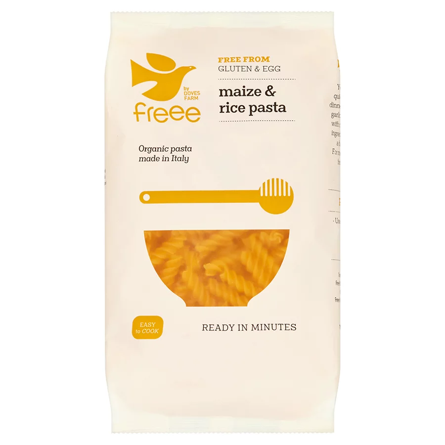 DOVES MAIZE &RICE FUSILLI 500G