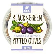 DELPHI BLACK & GREEN OLIVES 160G