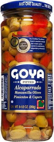 GOYA PITTED OLIVES CAPERS & PIMENTO