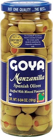 GOYA MANZANILLA OLIVES 1.75OZ