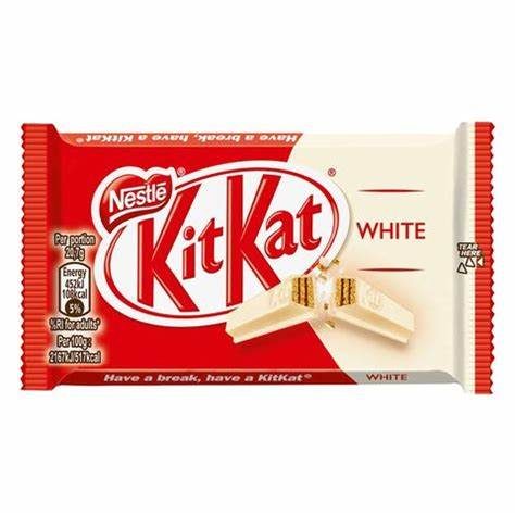 KITKAT 4FINGER WHITE 41.5G