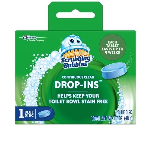 SCRUBBING BUBBLES DROP INS 1 BLUE DISC 48G